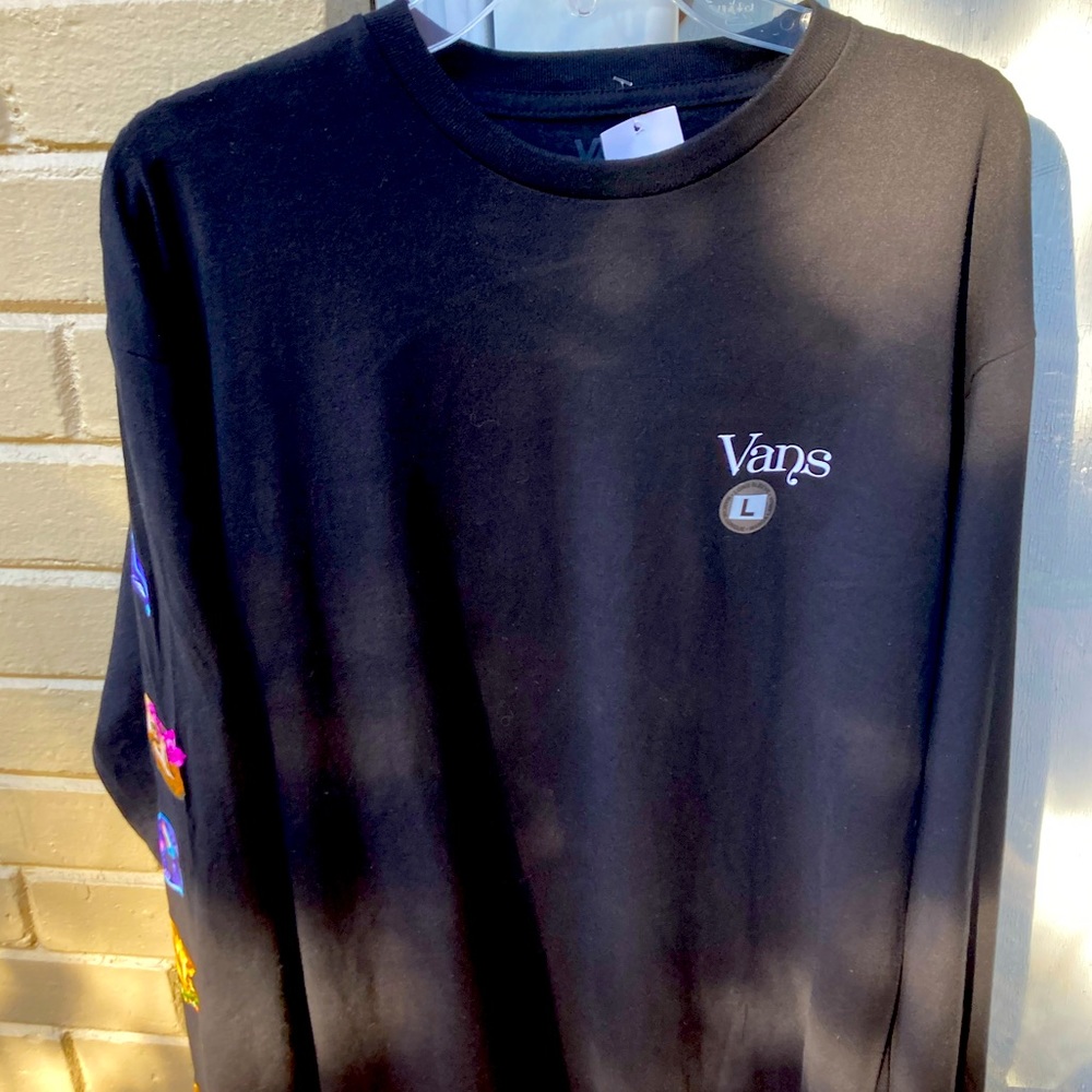 Vans “Full of Life” Black Long Sleeve